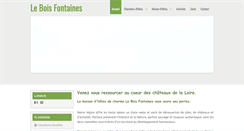 Desktop Screenshot of leboisfontaines.com